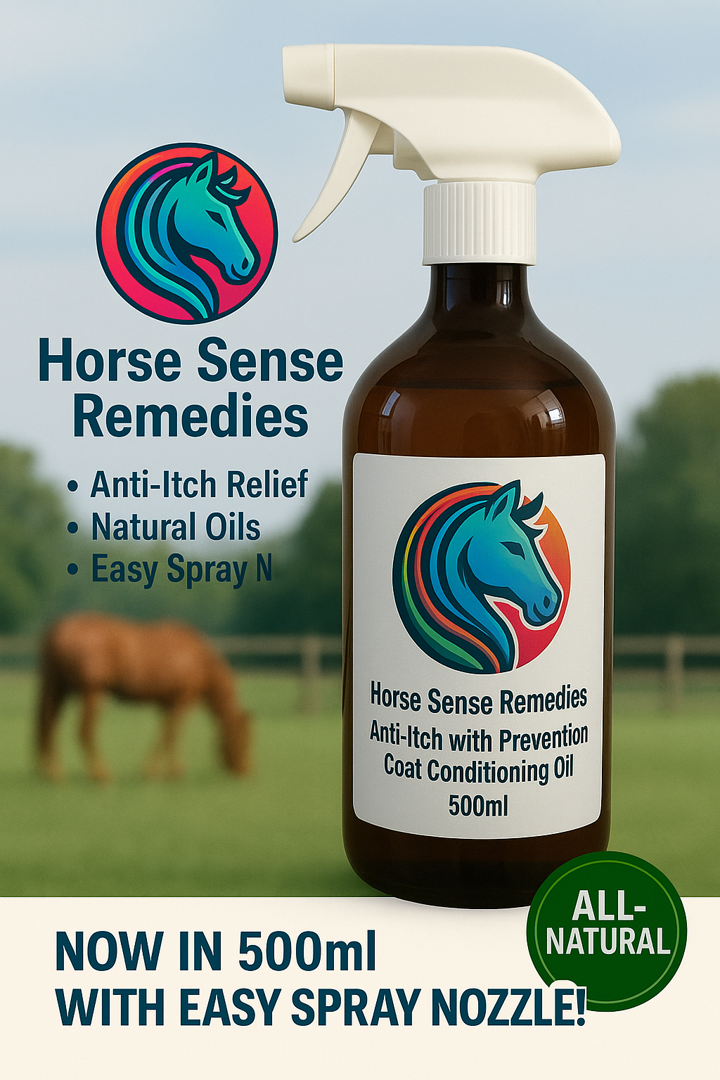 Horse Sense Remedies – 500ml
